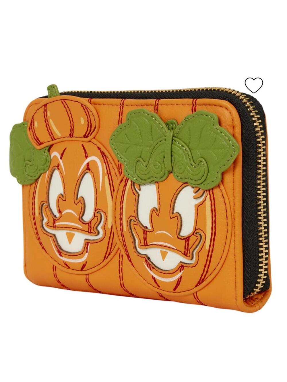 Loungefly Donald & Daisy Jack-o'-Lantern Glow Wallet - Picture 3 of 4